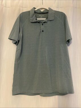 Kenneth Cole Men's Sage Green Polo Shirt